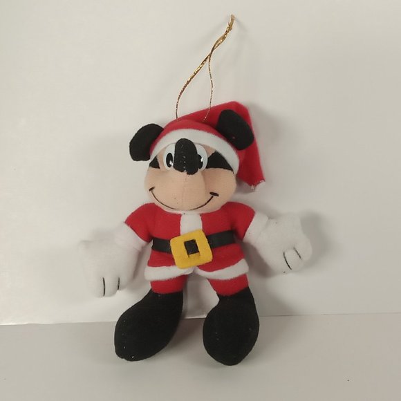 Mickey Mouse: A Christmas Surprise Plush Santa Mick Plush Ornament & Board Book - Picture 2 of 5